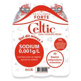 Pack Eau Minérale Pétillante Forte (6x1,5l)
