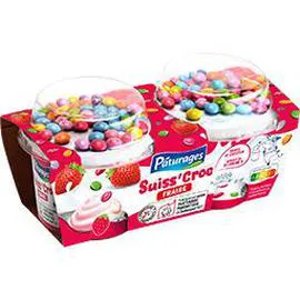 Suiss' Fruits - Fromage frais fraise & confiseries (220g)