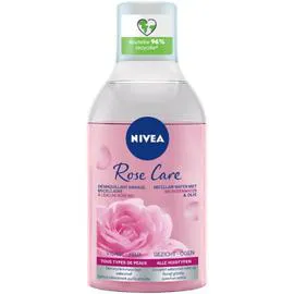 Eau Micellaire démaquillant biphase à l'eau de rose Bio (400ml)