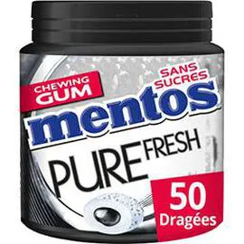Pure Fresh - Chewing-gum goût menthe réglisse sans sucres (100g)