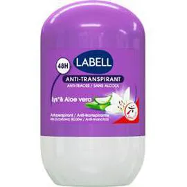 LABELL Anti-transpirant 48 h anti-traces lys & aloe vera 50ml