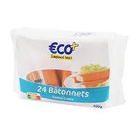 ECO+ Bâtonnets crâbe x24 400g