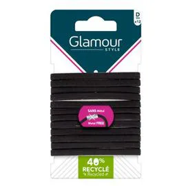 Elastiques Semi-Epais Noir (x12)