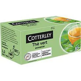 COTTERLEY Thé vert aromatisé x25