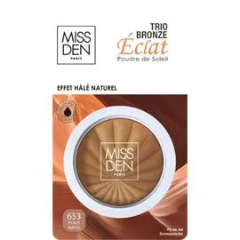 Trio bronze éclat peaux mates (l'unité)