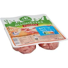 CARREFOUR CLASSIC' Allumettes fumées 2x75g