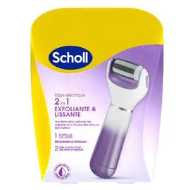 SCHOLL Râpe électrique exfoliante & lissante l'unité