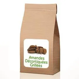 JUSTE BIO Amandes décortiquées grillées BIO en vrac 50g