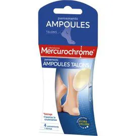 Pansements Ampoules Talons Soulage Et Favorise La Cicatrisation (x4)