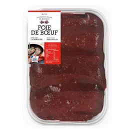 Foie de boeuf tranches (5x160g)