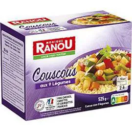 MONIQUE RANOU Couscous aux 9 légumes 525g