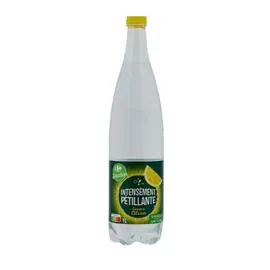 CARREFOUR SENSATION Eau pétillante saveur citron 1l