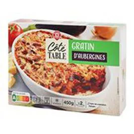 MARQUE REPÈRE, CÔTÉ TABLE Gratin d'aubergines 450g