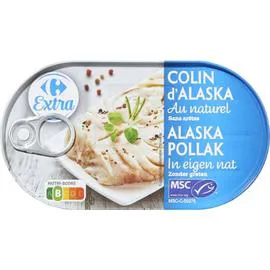 Colin d'Alaska au naturel sans arêtes (190g)