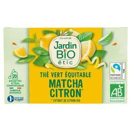 Thé vert citron matcha Bio (30g)