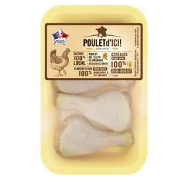 Pilons de poulet jaune (x4)