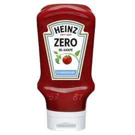 HEINZ Ketchup zéro sel ajouté 230g