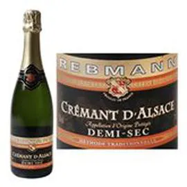 AOP Crémant d'Alsace Demi sec (750ml)