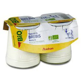 Yaourt au lait de brebis nature (2x125g)
