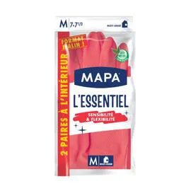 MAPA Gants de ménage l'essentiel M x2
