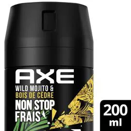 AXE Déodorant homme Wild Non-Stop Frais 200ml