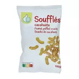 AUCHAN, POUCE Soufflés cacahuète 100g