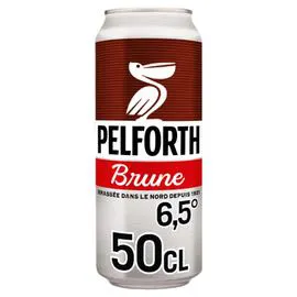 Bière brune douce et puissante 6.5° (50cl)