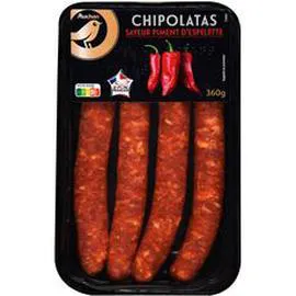 Chipolatas au piment d'Espelette (360g)