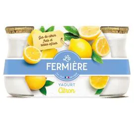 Yaourt citron sucré (2x140g)
