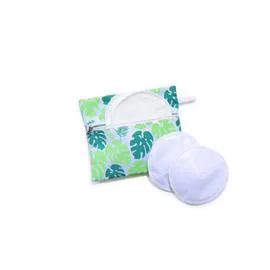 Coussinet d'allaitement blanc lavable (x4)