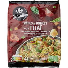 Plat cuisiné pâtes au poulet thaï (900g)