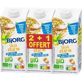 Soja gratin bio en brique (600ml)