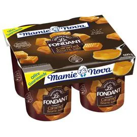 Le fondant - Dessert au caramel beurre salé (4x150g)