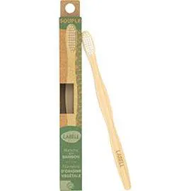Brosse à dents bambou souple (l'unité)