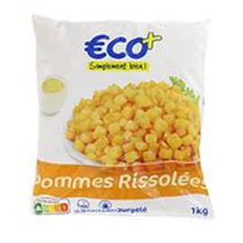 ECO+ Pommes rissolées surgelées 1kg