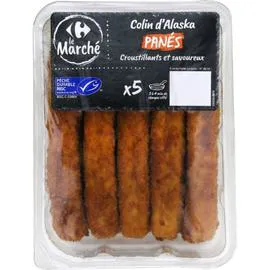 Colin d'Alaska panés (5x100g)