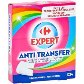 CARREFOUR EXPERT Lingette Anti-Décoloration x24 
