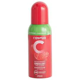 AUCHAN, COSMIA Déodorant spray compressé 24h grenade anti-traces 100ml