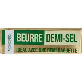 MONOPRIX Beurre demi-sel 250g