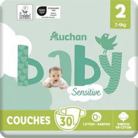 Sensitive Couche taille 2 (3-6kg) (x30)