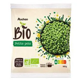 AUCHAN BIO Petits pois 600g