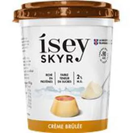 Yaourt skyr Crème brûlée (400g)