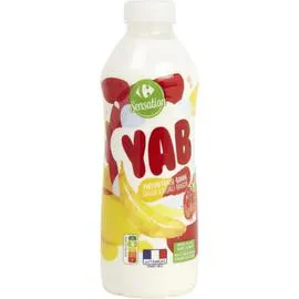 Yaourt à boire fraise banane (825g)