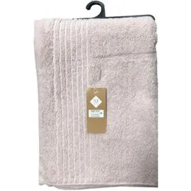Serviette de bain beige clair 100% coton 70x140 cm (l'unité)