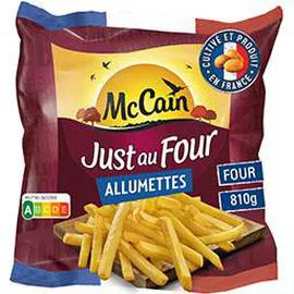 MCCAIN Just au Four - Frites allumette 810g