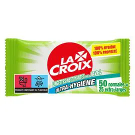 LA CROIX Lingette Nettoyantes Avec Javel x50 