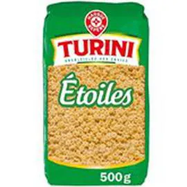 MARQUE REPÈRE, TURINI Pâtes Etoiles 500g