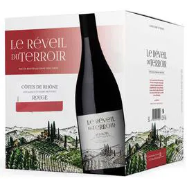 Côtes du Rhône rouge (3l)