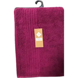 Serviette de bain violet 100% coton 70x140 cm (l'unité)
