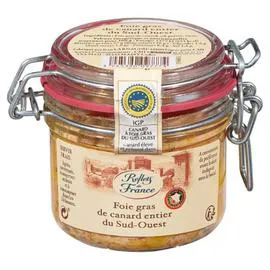 REFLETS DE FRANCE Foie gras de canard entier du Sud-Ouest 180g